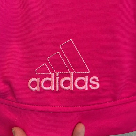 Adidas Pink Embroidered Track Jacket Size 3 Months - Picture 6 of 6